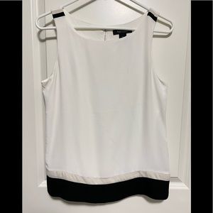 White House Black Market - Color Block Sleeveless Shell